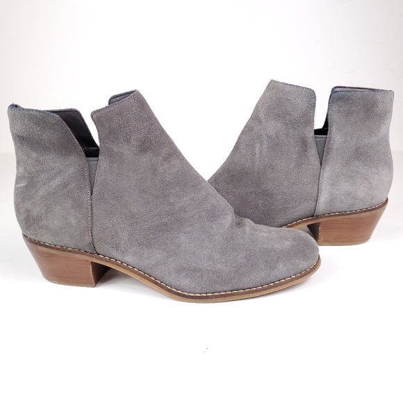 Cole Haan Gray Suede Abbott Booties - Picture 3 of 10